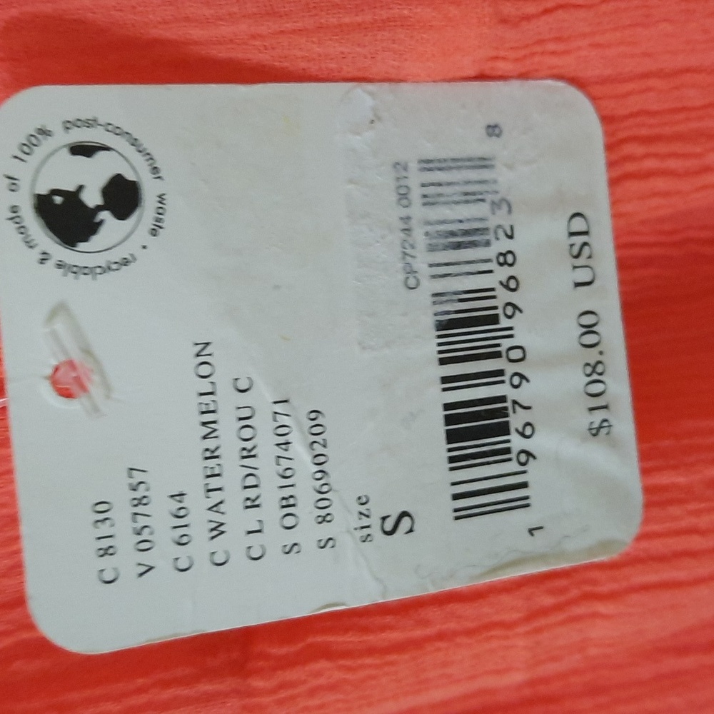 NWT FREE PEOPLE WATERMELON DRESS SZ S - Picture 5 of 12